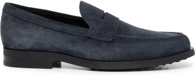 TOD'S Blauwe Loafers voor Mannen Blue Heren