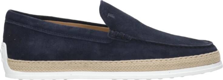 TOD'S Blauwe Sneakers met Italiaans vakmanschap Blue Heren