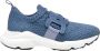 TOD'S Blauwe Stretch Katoenen Slip-on Sneakers Blue Dames - Thumbnail 1