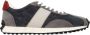 Tod's Blauwe Suède Leren Sneakers Vetersluiting - Thumbnail 1