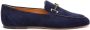 TOD'S Blauwe Suède Loafer Leren Zool Blue Dames - Thumbnail 1