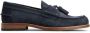 Tod's Blauwe Suède Loafers met Kwast Zool - Thumbnail 1