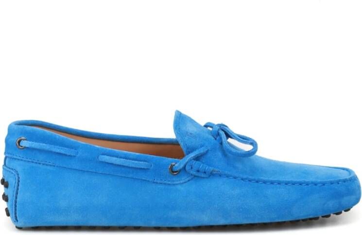 Tod's Blauwe Suède Rijden Loafers