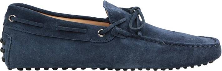 Tod's Blauwe Suède Sandalen met Strik