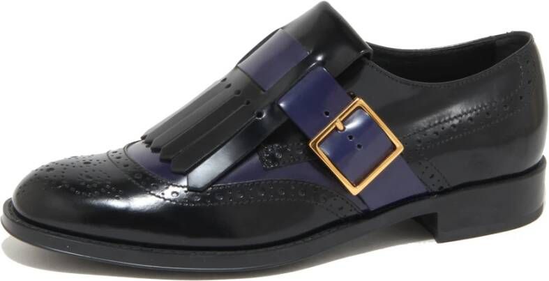 Tod's Blauwe veterschoenen Made in Italy
