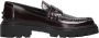Tod's Bordeaux Leren Moccasin Loafers - Thumbnail 1