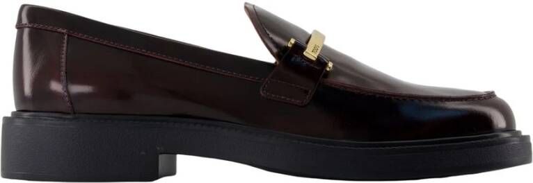 TOD&apos;S Loafers Dames Xxw20l0jo70sha Maat: 40 Materiaal: Leer Kleur: Rood