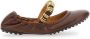 TOD'S Bruine Ballerina's met Decoratieve Ringen Brown Dames - Thumbnail 1