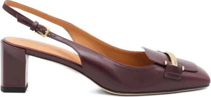 Tod's Bruine Hak Zijde Nylon Schoenen