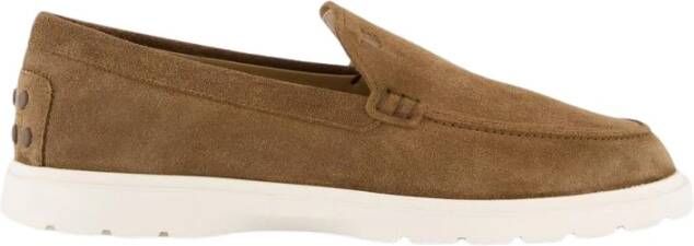 Tod's Bruine Hybride Loafer Schoenen