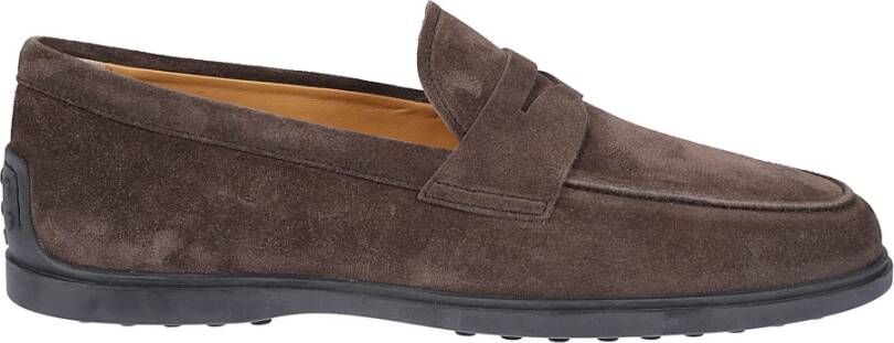 Tod's Bruine Instap Platte Schoenen
