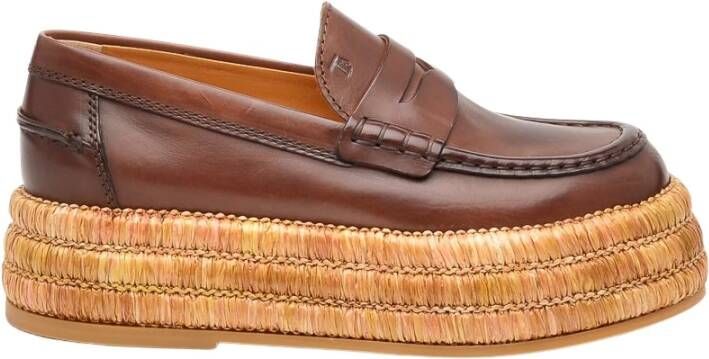 Tod's Leren Mocassin met Rubberen Zool
