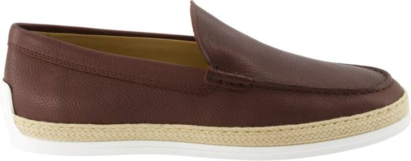 Tod's Bruine leren mocassins voor heren