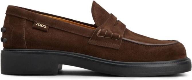 Tod's Bruine Loafer Schoenen voor Vrouwen