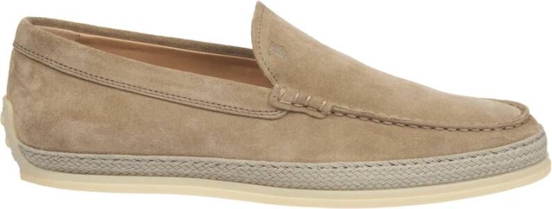 Tod's Bruine Loafer Slipper Stijl Schoenen