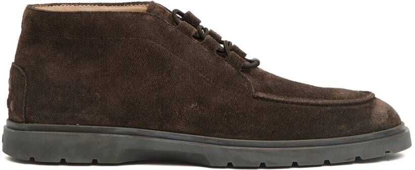 Tod's Bruine Sneakers Hybride Enkellaarzen