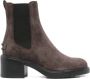 Tod's Bruine Suède Elastische Laarzen - Thumbnail 1