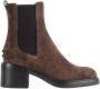 Tod's Bruine Suède Enkellaarzen - Thumbnail 1