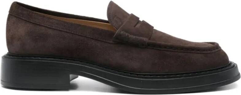 Tod's Bruine Suède Loafers