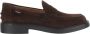 Tod's Bruine Suède Loafers Vierkante Neus - Thumbnail 1