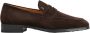 TOD'S Bruine Suède Mocassin Platte Schoenen Brown Heren - Thumbnail 1