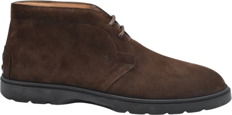 Tod's Bruine Veterschoenen voor Mannen