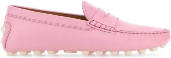 TOD'S Bubble Loafers in roze leer Pink Dames