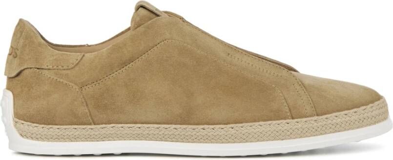 TOD&apos;S Instappers Heren Xxm0tv0t200 Maat: 39 Materiaal: Suède Kleur: Camel