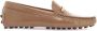 TOD'S Cappuccino Leren Rijdende Mocassin Beige Dames - Thumbnail 1