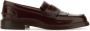 TOD'S Chocolade Leren Penny Loafers Brown Dames - Thumbnail 1