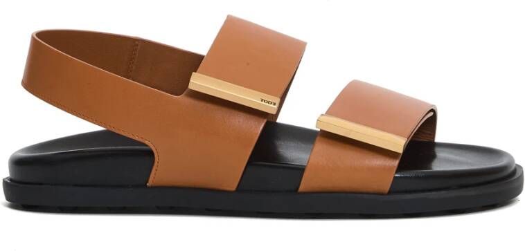 Tod's Comfort Sandalen Bruin