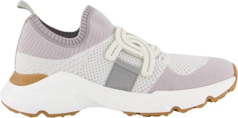 TOD'S Dames Kate Sneaker Grijs Wit Multicolor Dames