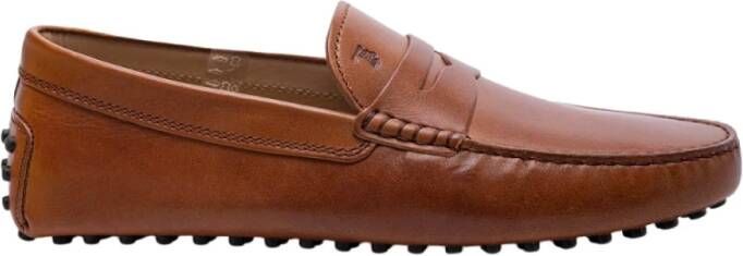 TOD'S Decoratieve Paw Moccasins Brown Heren