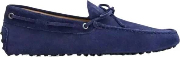 TOD'S Donkerblauwe Rij Mocassins Blue Heren