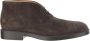 Tod's Donkerbruine Suède Veterschoenen - Thumbnail 1