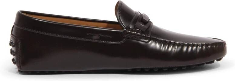 Tod's Donkere Loafer Macro Clamp Gommini