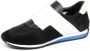 Tod's Elastische Leren Stoffen Sportschoen - Thumbnail 1