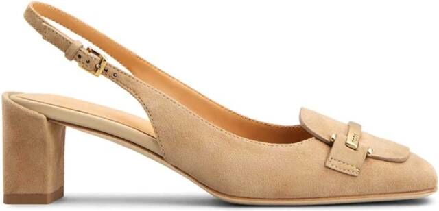 TOD'S Elegant Slingback Pumps Beige Dames