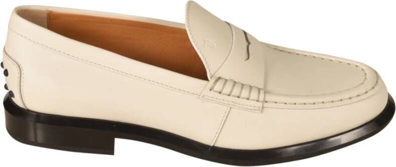 TOD'S Elegante B015 Loafers voor Dames Beige Dames