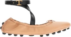 TOD'S Elegante Ballerinaschoenen Beige Dames