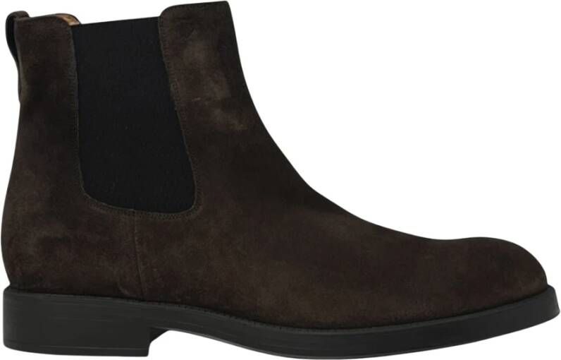 Tod's Elegante Formele Rubberen Enkellaarzen
