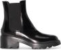 TOD'S Boots Women Chelsea Boots GOMMA CARRO Calfskin in zwart - Thumbnail 1