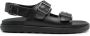 Tod's Elegante Zwarte Leren Sandalen - Thumbnail 1