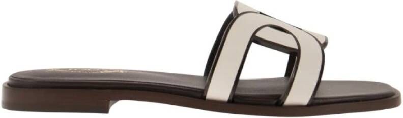 TOD'S Flat Sandals Beige Dames