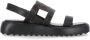 TOD'S Zwarte Rubberen Sandalen met Ketting Black Dames - Thumbnail 2