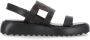 TOD'S Flat Sandals Black Dames - Thumbnail 1