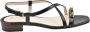 TOD'S Flat Sandals Black Dames - Thumbnail 1