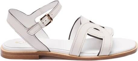 TOD'S Flat Sandals White Dames