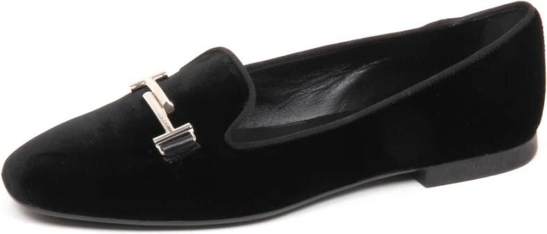 Tod's Fluwelen ballerina platte schoenen
