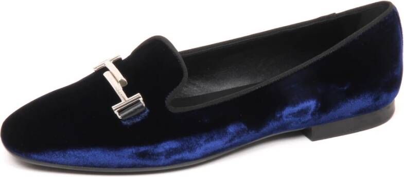 Tod's Fluwelen Ballerina Platte Schoenen